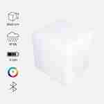 Altavoz Bluetooth LED multicolor recargable para exteriores - 7 colores Photo1