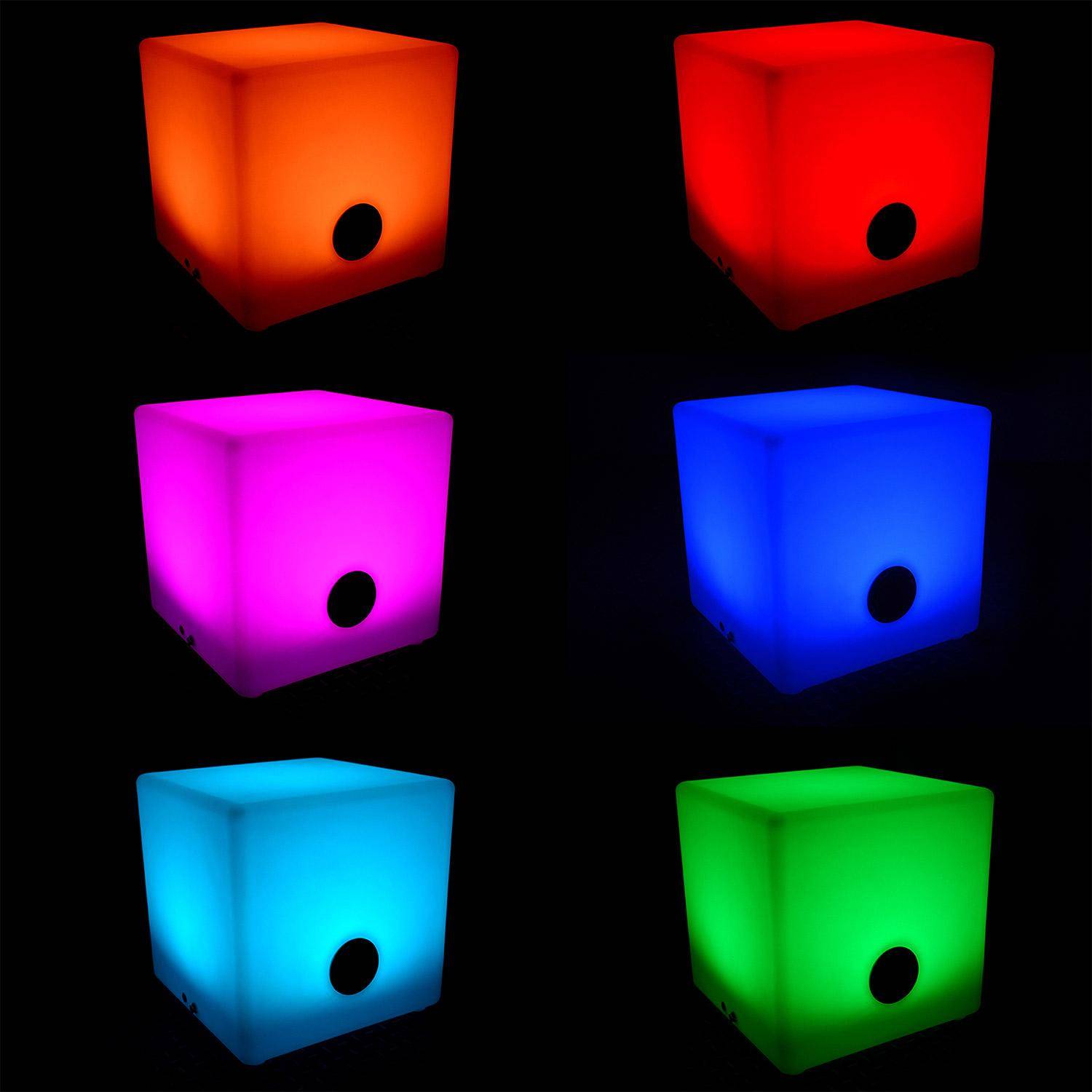 Altavoz Bluetooth LED multicolor recargable para exteriores - 7 colores,sweeek,Photo5