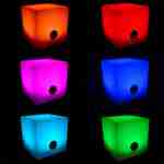 Enceinte Bluetooth lumineuse LED multicolore pour l'extérieur rechargeable - 7 couleurs Photo5