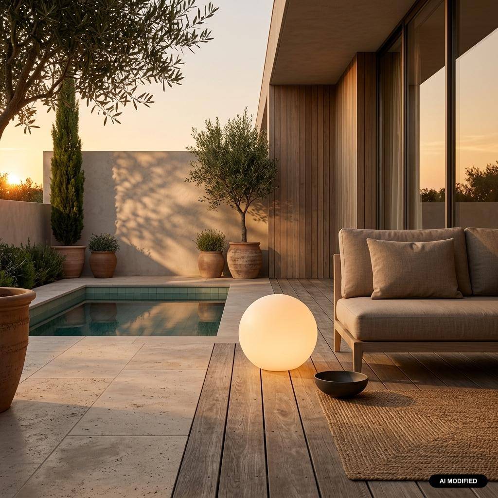 Wireless Outdoor LED Ball Light - 40cm, Led lamp, 40x40x38 cm Photo1