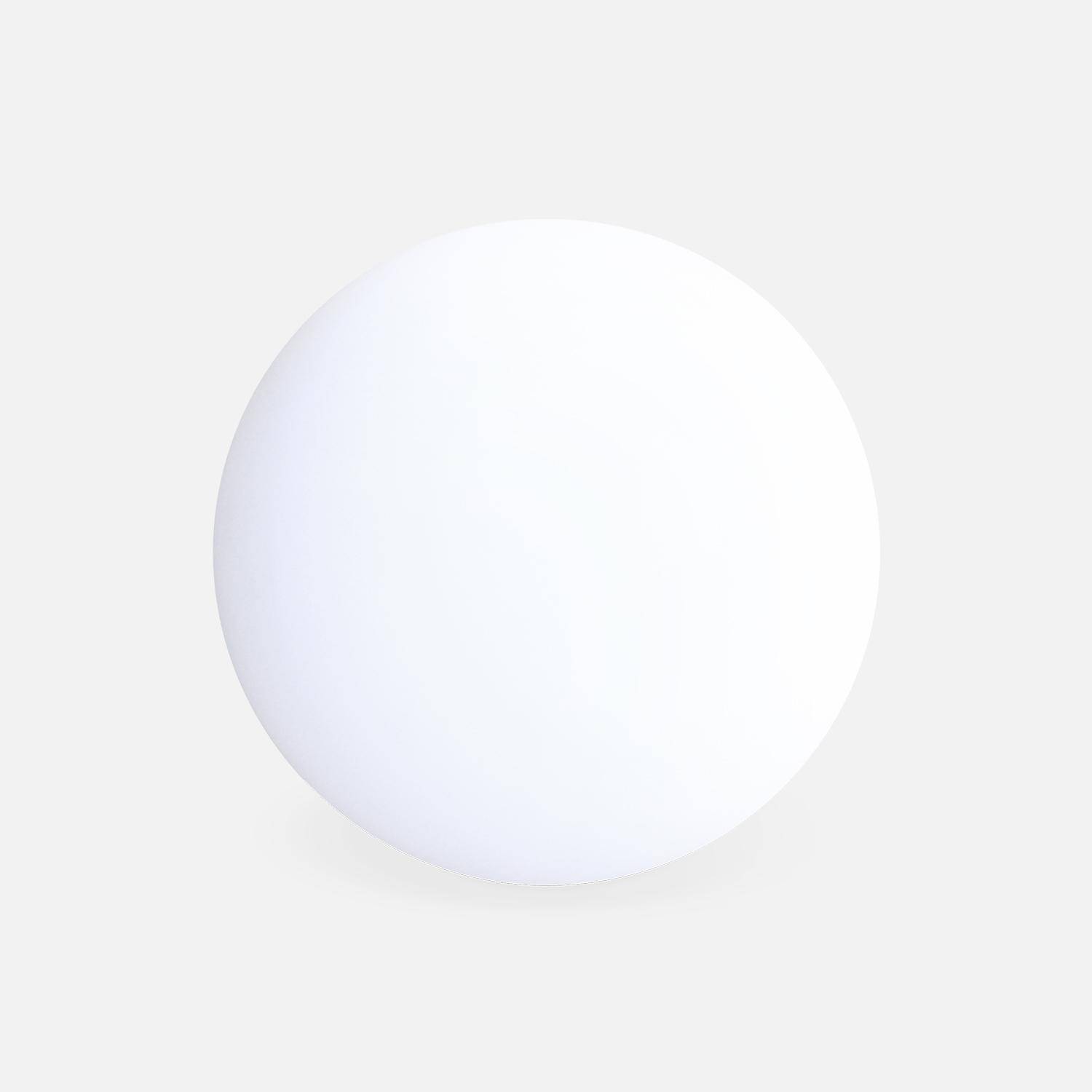 Boule LED 50cm - Sphère décorative lumineuse, 16 couleurs, Ø 50 cm Photo2