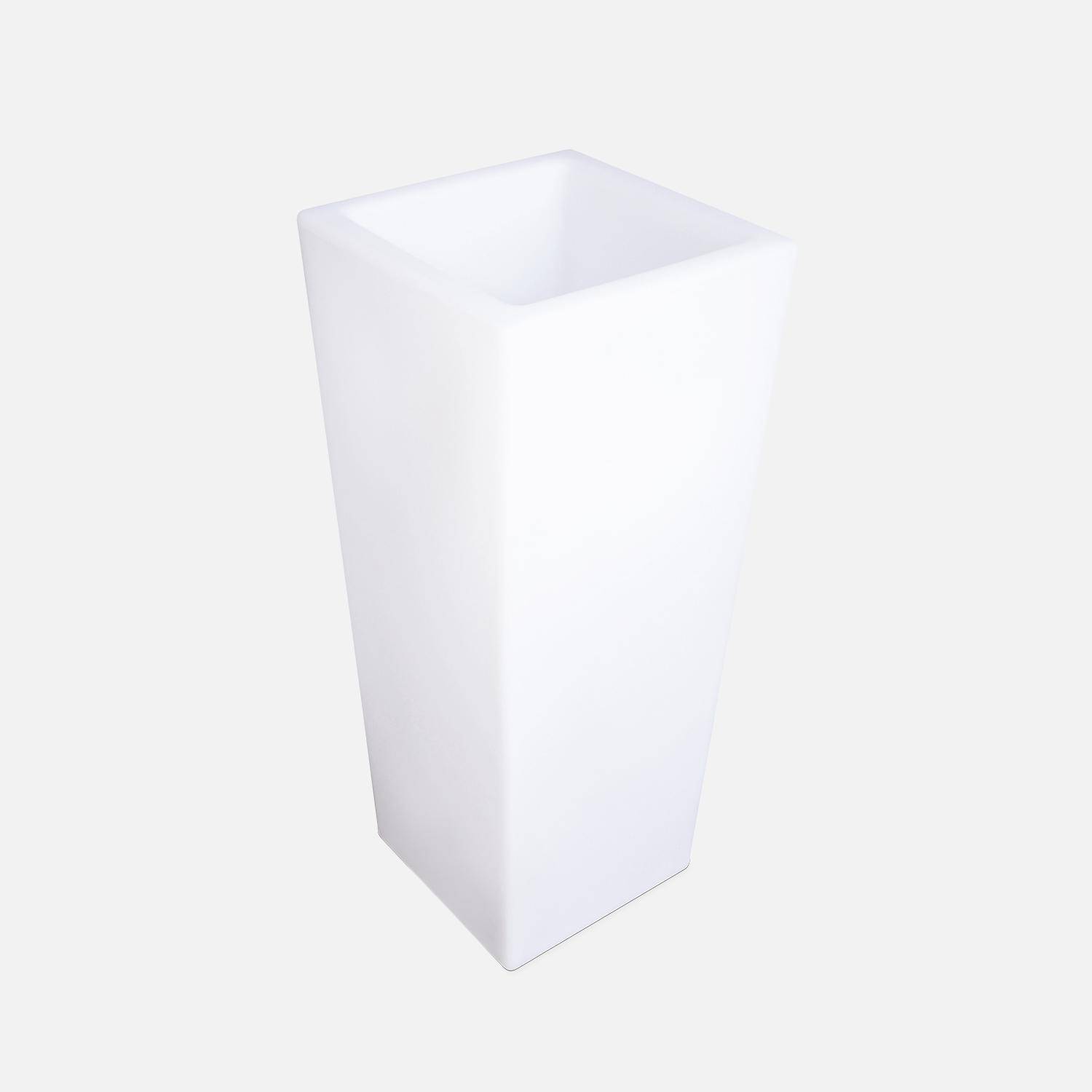 Vaso LED 75cm - Vaso decorativo luminoso, 16 colori, 75cm, ricaricabile, con telecomando Photo2