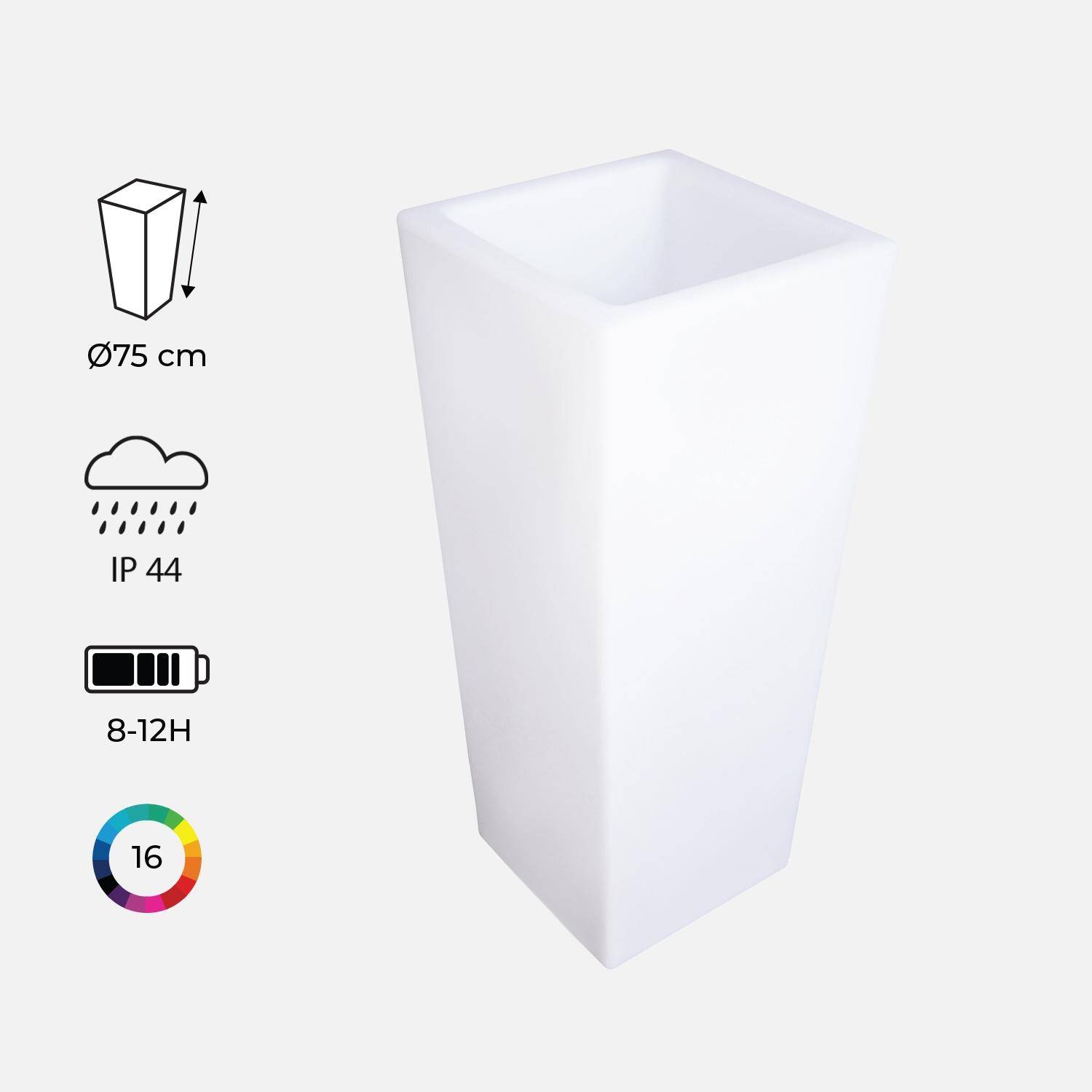 Multicolor 75cm LED vaas Photo1