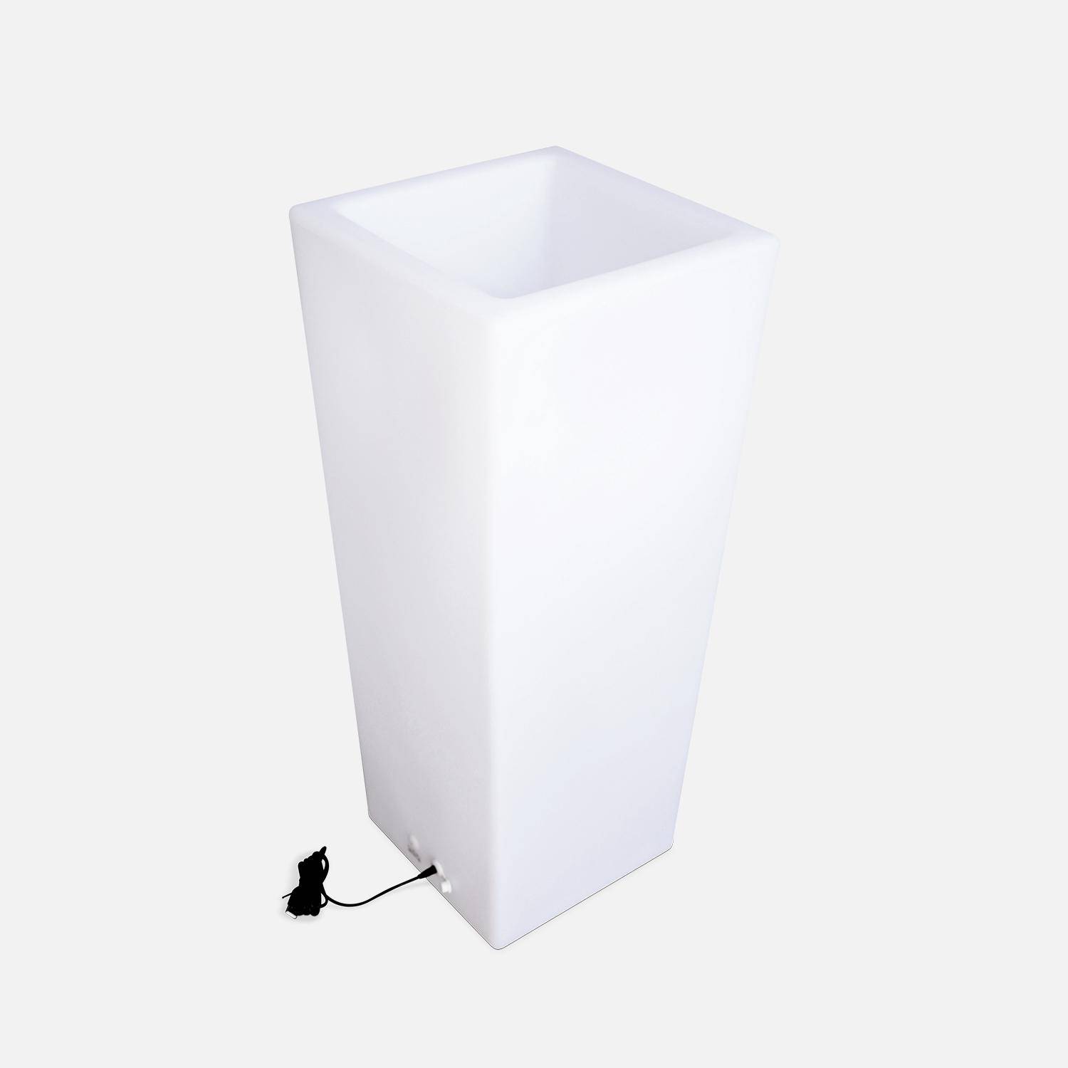 Vaso LED 75cm - Vaso decorativo luminoso, 16 colori, 75cm, ricaricabile, con telecomando Photo3