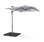 2x3m rectangular cantilever parasol, Light Grey | sweeek