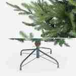Sapin de Noël artificiel de 150cm - Rimbey - aiguilles mixtes, aspect réaliste, pied inclus Photo3