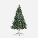 Sapin de Noël artificiel de 210cm - Hinton - dense et touffu, mélange d’aiguilles, aspect réaliste, pied inclus Photo4