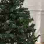 Sapin de Noël artificiel de 210 cm avec guirlande lumineuse et pied inclus Photo4