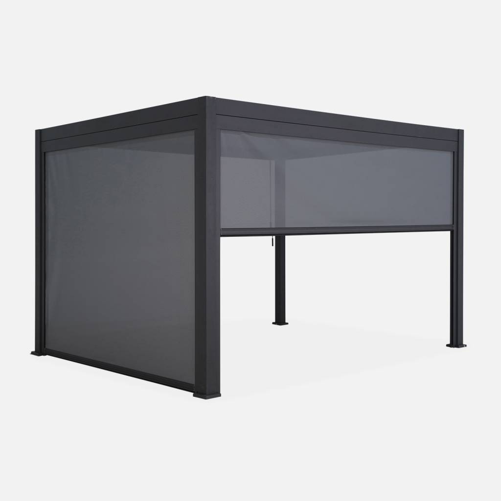 Pergola Bioclimatique + store 3m + store 4m