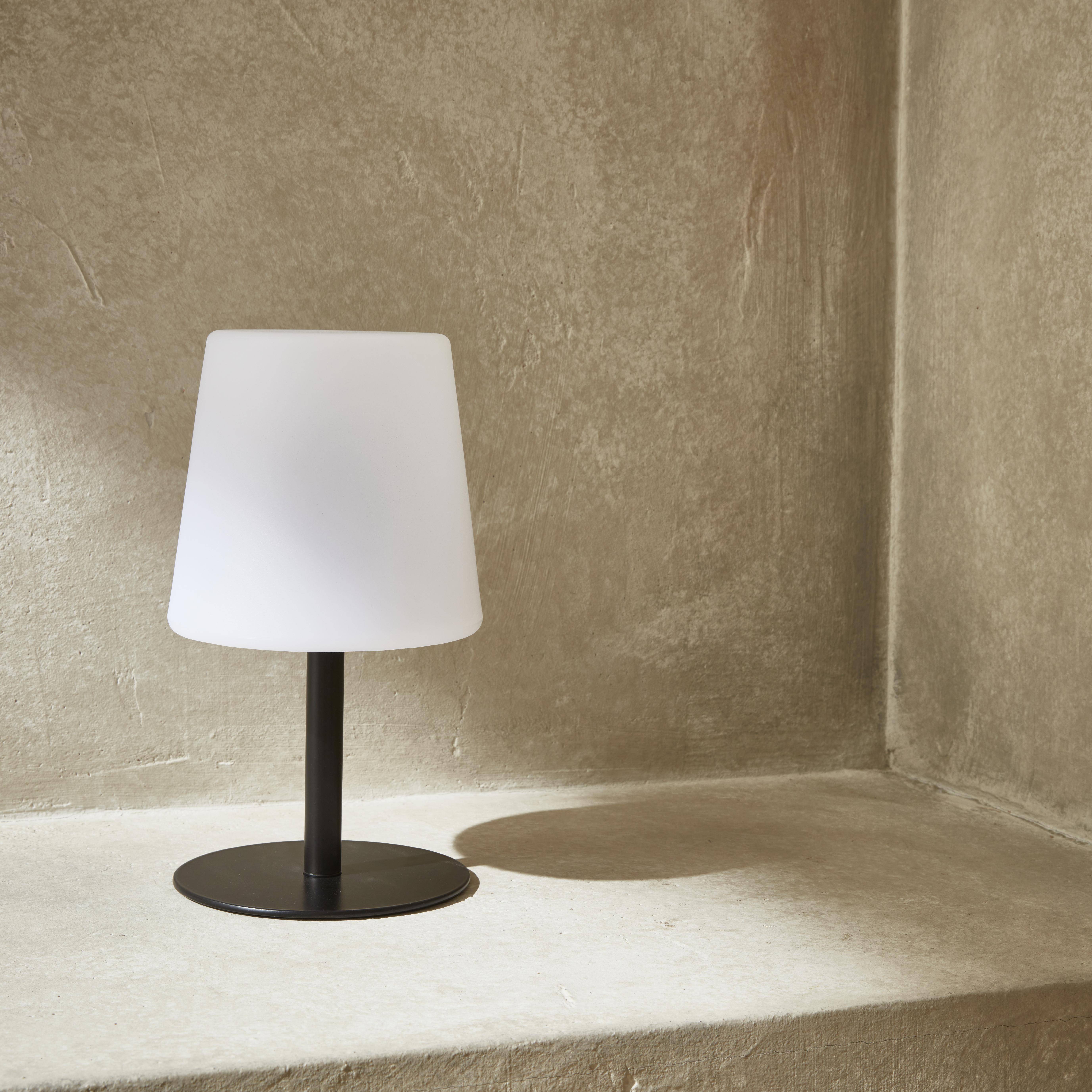 LAMPADA S COLOR - Lampe de table LED de 28cm noire - Lampe de table décorative lumineuse, Ø 16cm,sweeek,Photo1