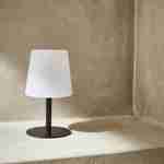 LAMPADA S COLOR - Lampe à poser LED 28cm noire - Lampe à poser décorative, Ø 16cm Photo1