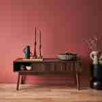TV-meubel, walnoot houtdecor, 2 schuifdeuren, Linear, L 115 x B 40 x H 48cm Photo3