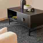 Tavolino, Bazalt, un cassetto, due vani portaoggetti, L 100 x L 59 x H 50,2cm Photo4
