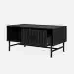 Tavolino, Bazalt, un cassetto, due vani portaoggetti, L 100 x L 59 x H 50,2cm Photo7
