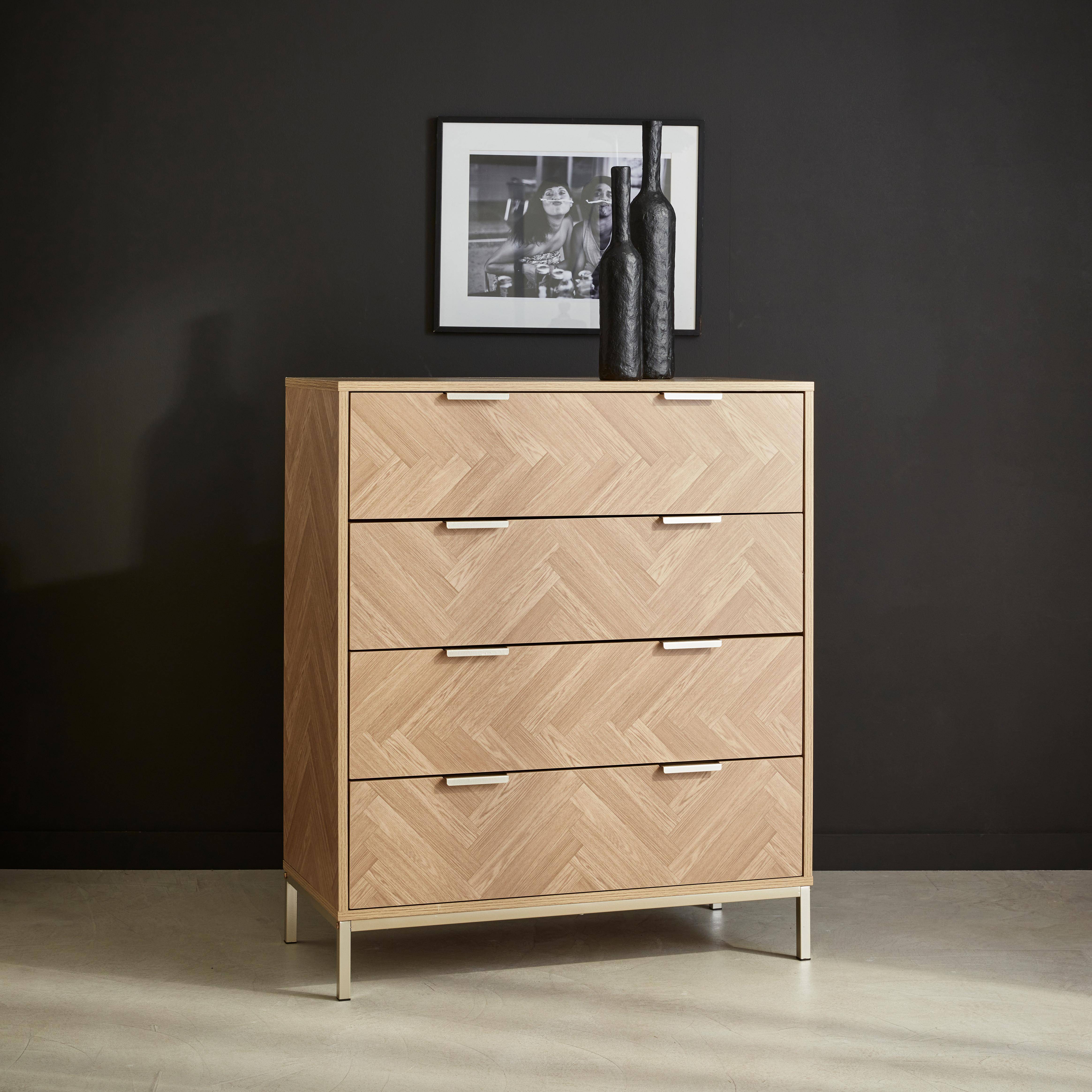 Herringbone 6 deals drawer dresser