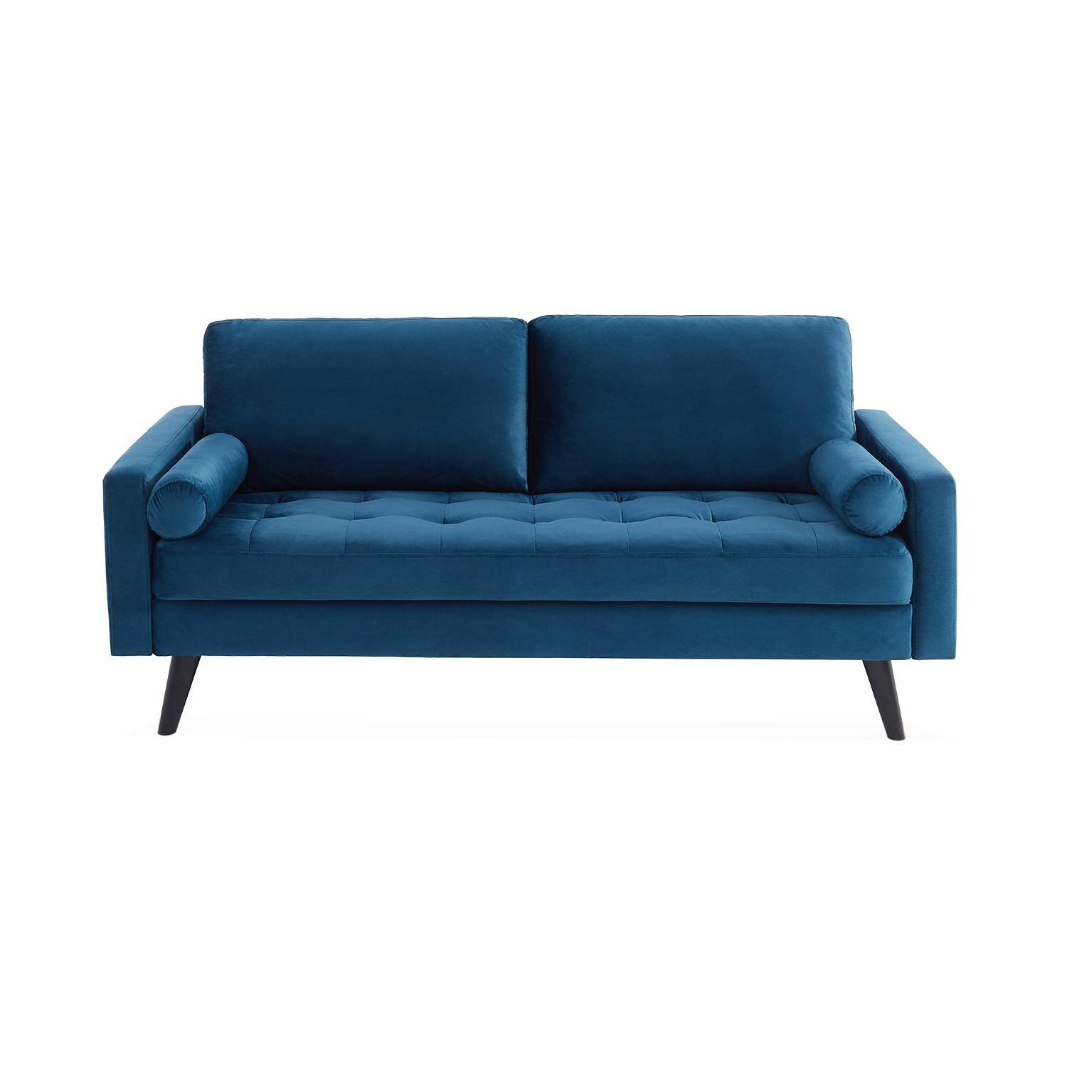 3-seater fabric sofa with vintage style, Ivar, 177x81x69.5 cm Photo4