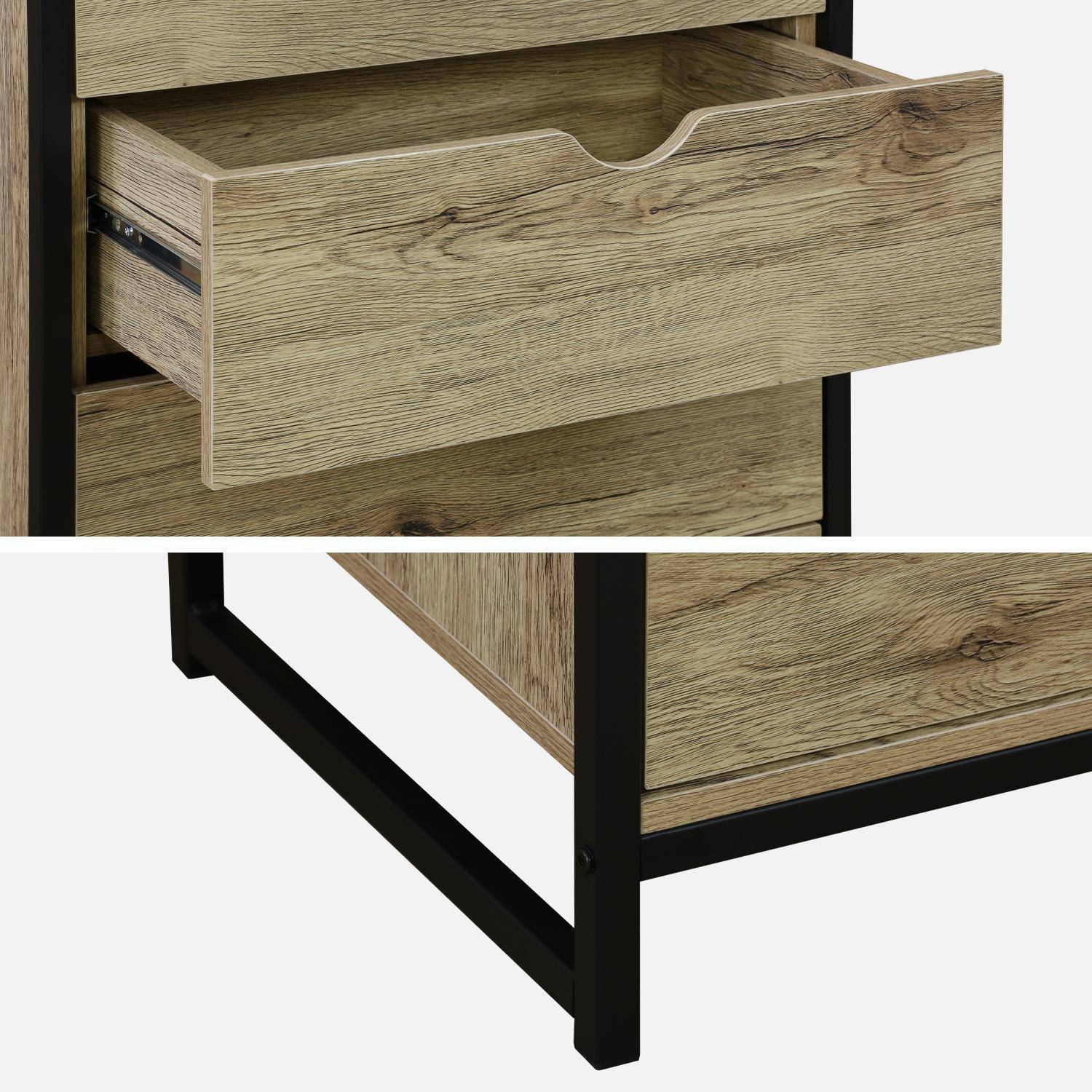 Commode, Loft, 5 tiroirs L 60 cm x l 40 cm x H 110 cm Photo6