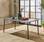 6-8 Seater rectangular metal garden table, 160x90xH72.5cm | sweeek