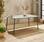 6-8 Seater metal garden table, 160x90xH72.5cm | sweeek