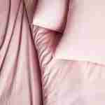 1-persoons roze katoenen bedlinnenset met 1 dekbedovertrek en 1 kussensloop 140 x 200 cm  Photo2