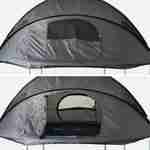 Trampoline 305cm bleu avec pack d'accessoires + Tente de camping avec sac de transport Photo4