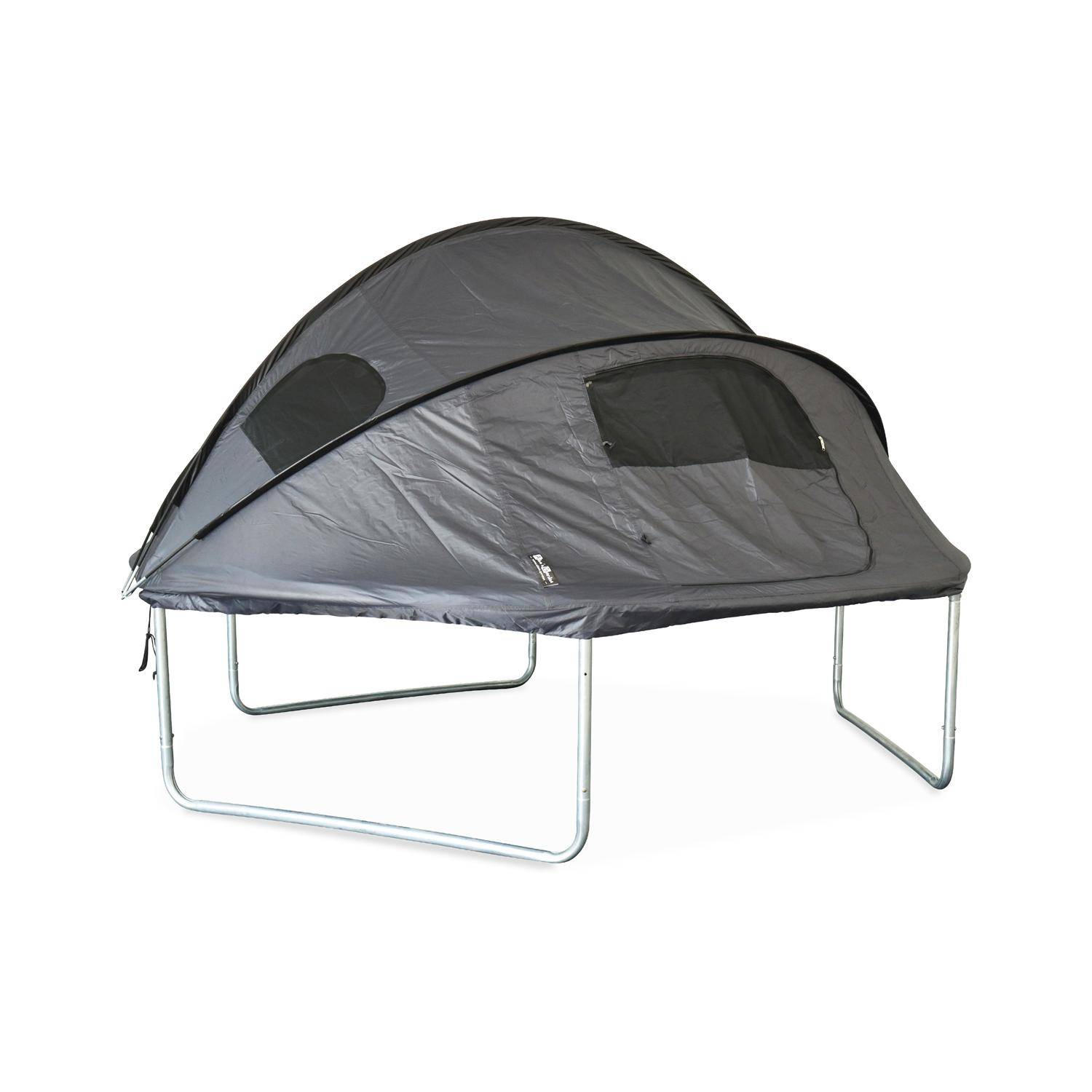 Trampolin 305cm grau mit Zubehörpaket + Campingzelt mit Tragetasche Photo3