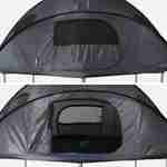 Trampoline 370 bleu avec pack d'accessoires + tente de camping Photo4