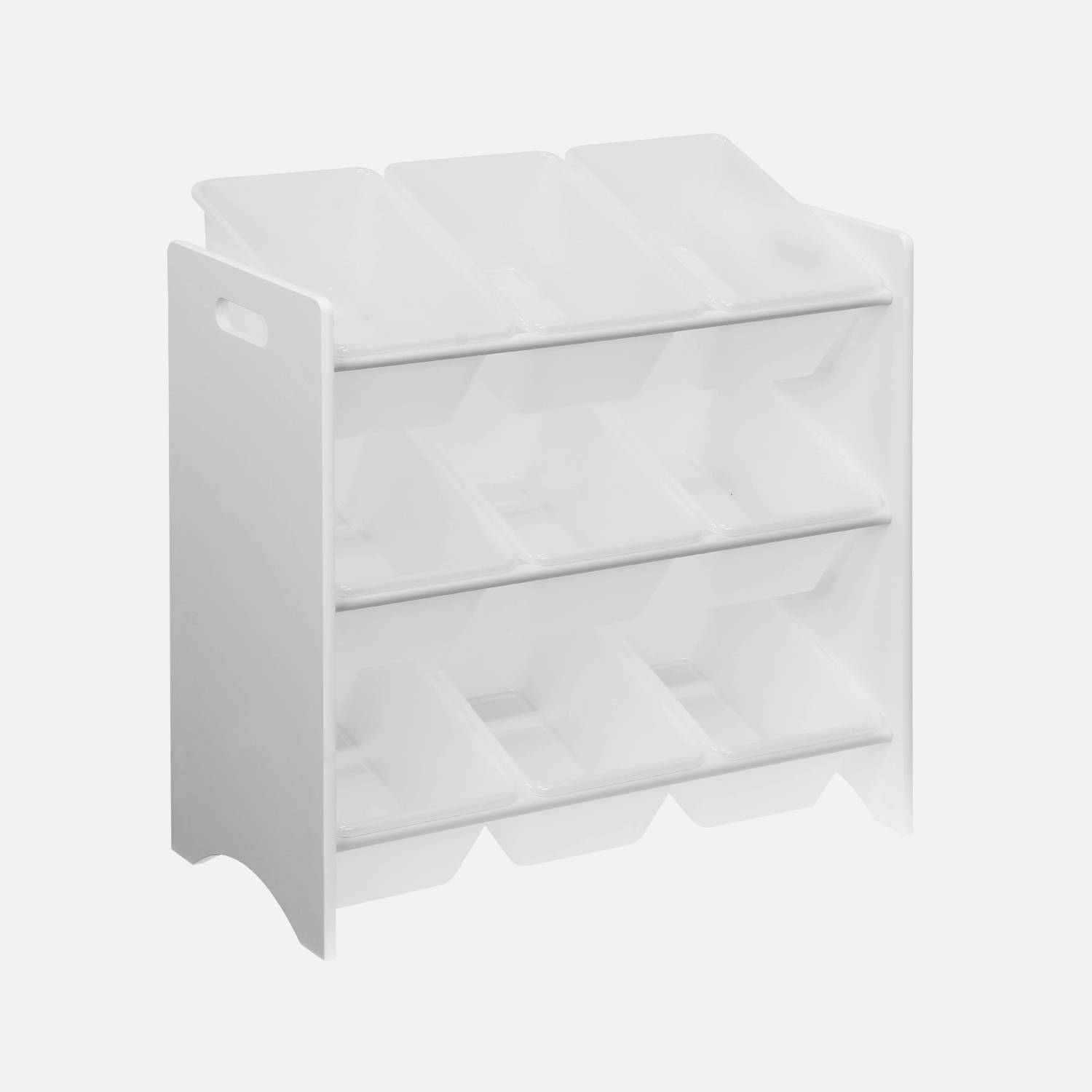 Mueble para guardar juguetes con 9 compartimentos  | sweeek