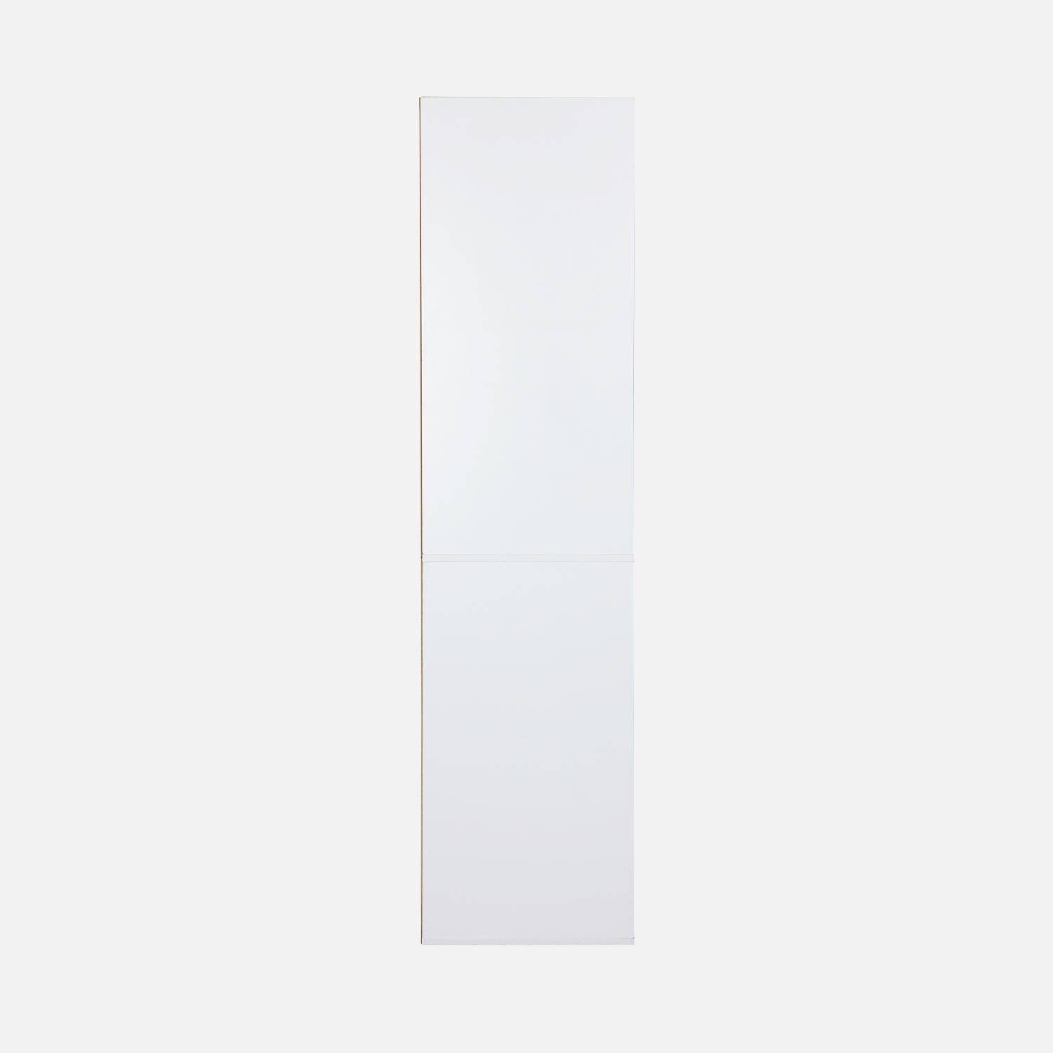 Modular open wardrobe drawer and rail unit, Modulo, White, 80x45x180 cm Photo5