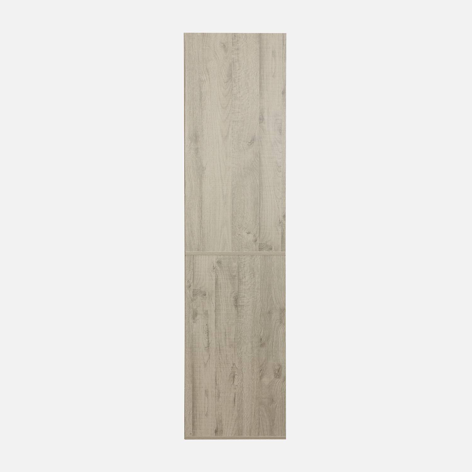 Modulo armadio con 5 ripiani, Modulo, Marrone naturale, 60x45x1800 cm Photo4