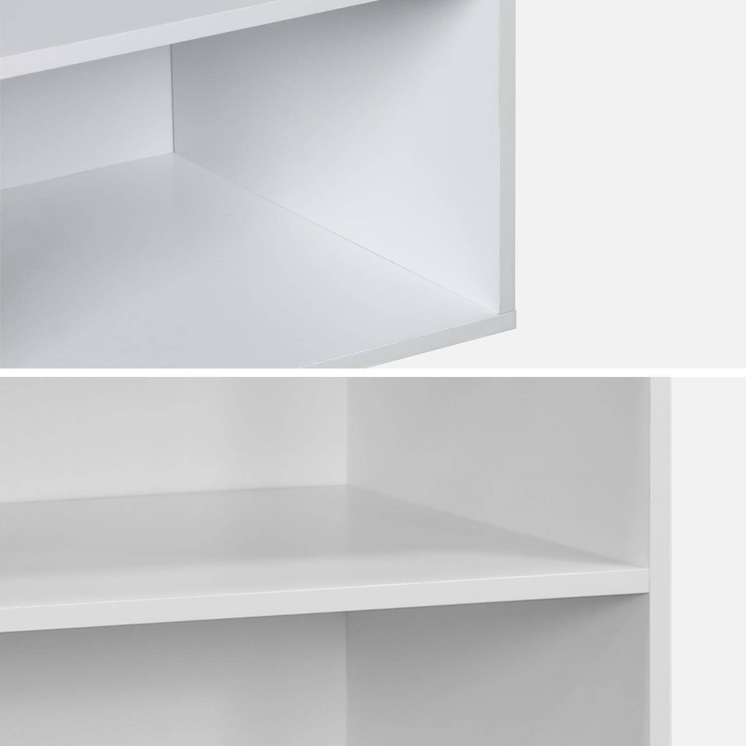 Módulo armario con 5 estantes, Modulo, Blanco, 60x45x180 cm,sweeek,Photo5