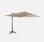 Uitgezette vierkante parasol 3x3m top-of-the-range  | sweeek