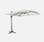 Uitgezette vierkante parasol 3x3m top-of-the-range  | sweeek
