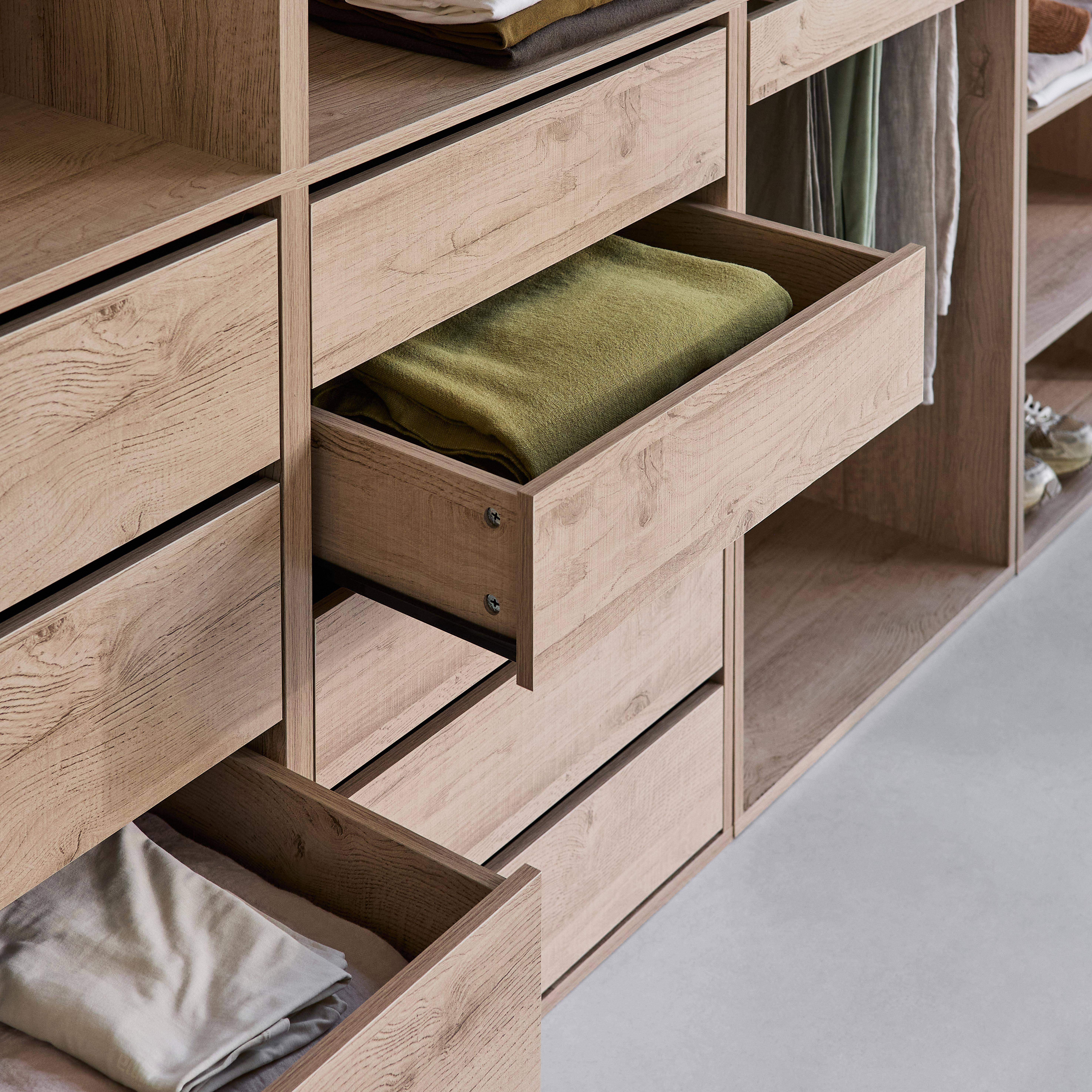Armario modular con 4 elementos Natural - 260x45x180 cm Photo5