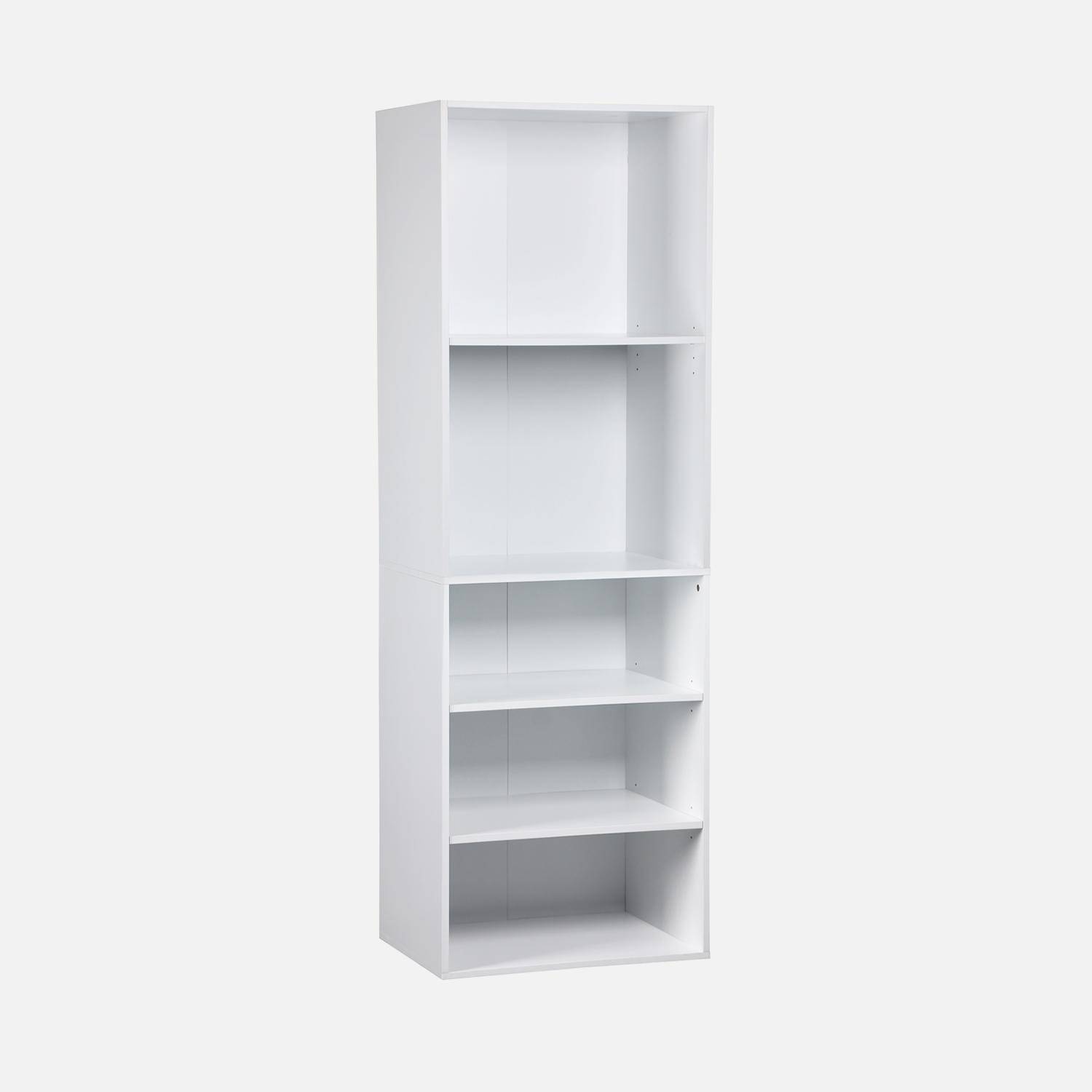 Vestidor Módulo de 4 elementos, Modulo, Blanco, 260x45x180 cm Photo8