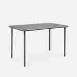 Metall-Gartentisch + 4 Stühle, Amelia Savanne 120 x 70 cm Photo6