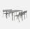 Savane mesa de jardín de metal + 6 sillas | sweeek