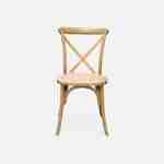 Cadeira de bistrô vintage madeira, set de 2, Belleville, Natural, 48.5x53.5x88.5 cm Photo4 Cadeira de bistrô vintage madeira, set de 2, Belleville, Natural, 48.5x53.5x88.5 cm Photo4