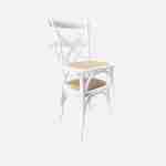 Silla de bistró vintage de madera, set de 2, Belleville, Blanco, 48.5x53.5x88.5 cm Photo6 Silla de bistró vintage de madera, set de 2, Belleville, Blanco, 48.5x53.5x88.5 cm Photo6