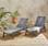 Pair of Textilene and Metal Multi-Position Sun Loungers, Anthracite | sweeek