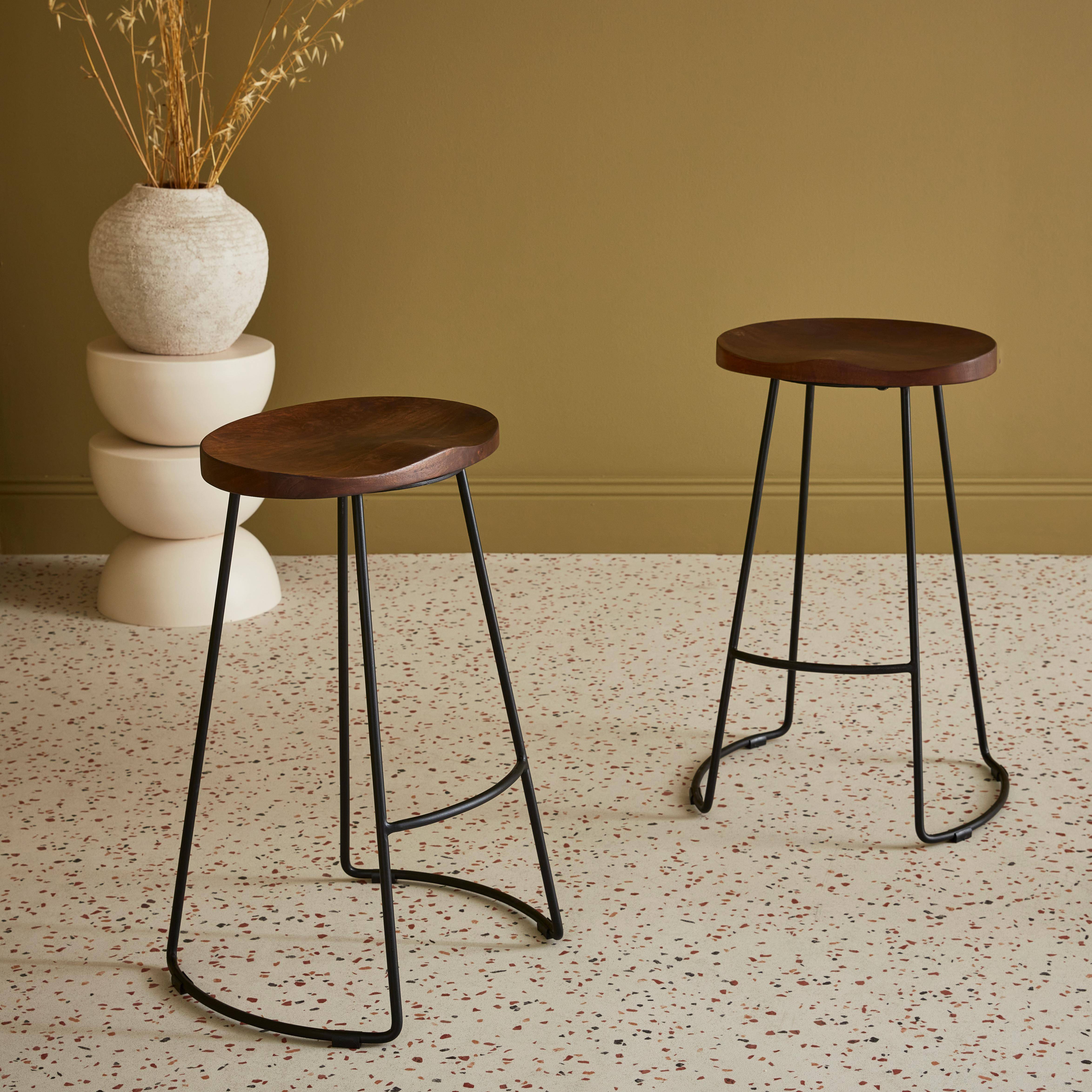Wooden Stools Bar Chairs Urban 24