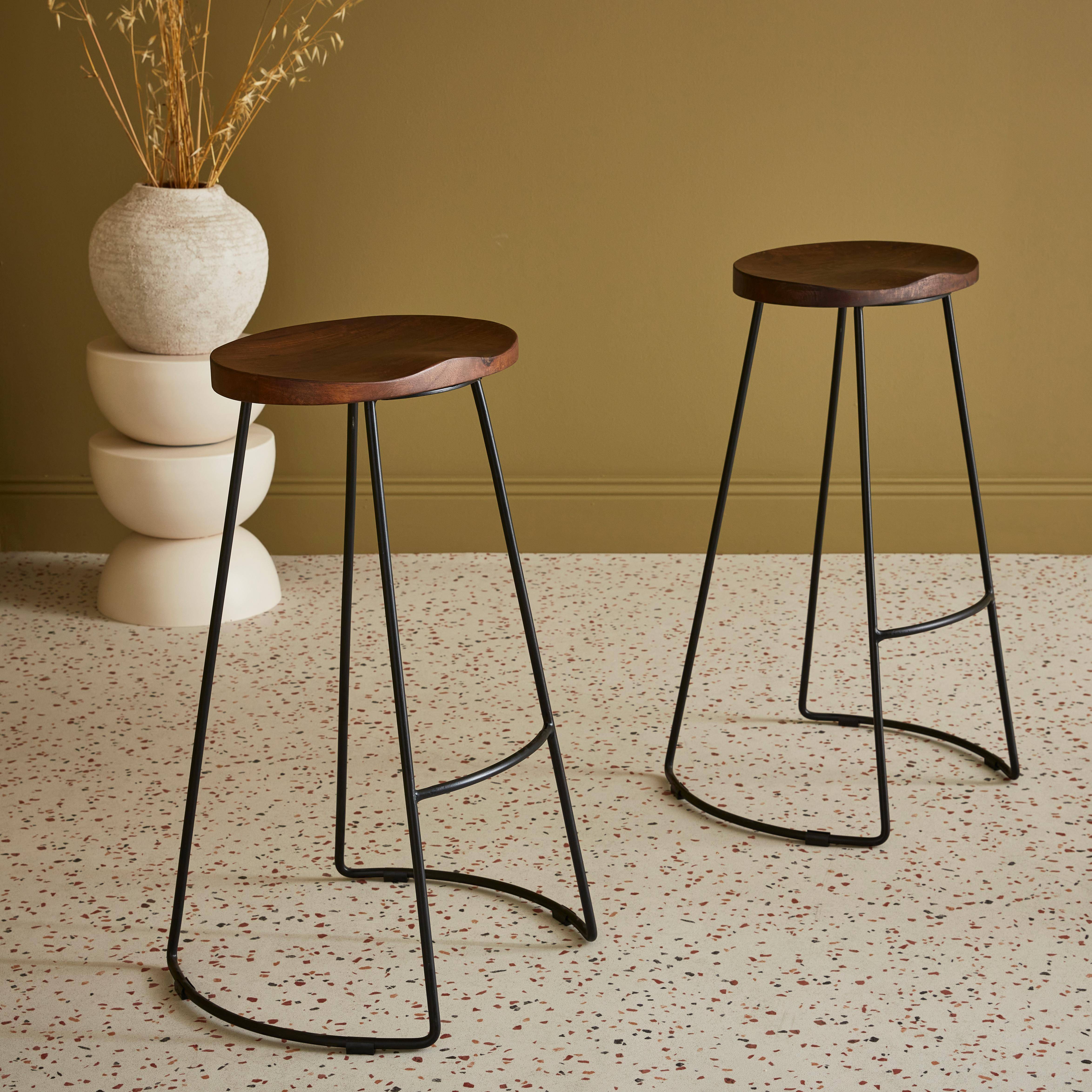 Bar stools deals walnut