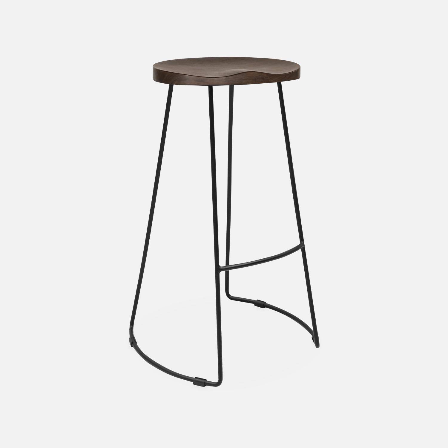 Bp industries mango wood bar stool sale