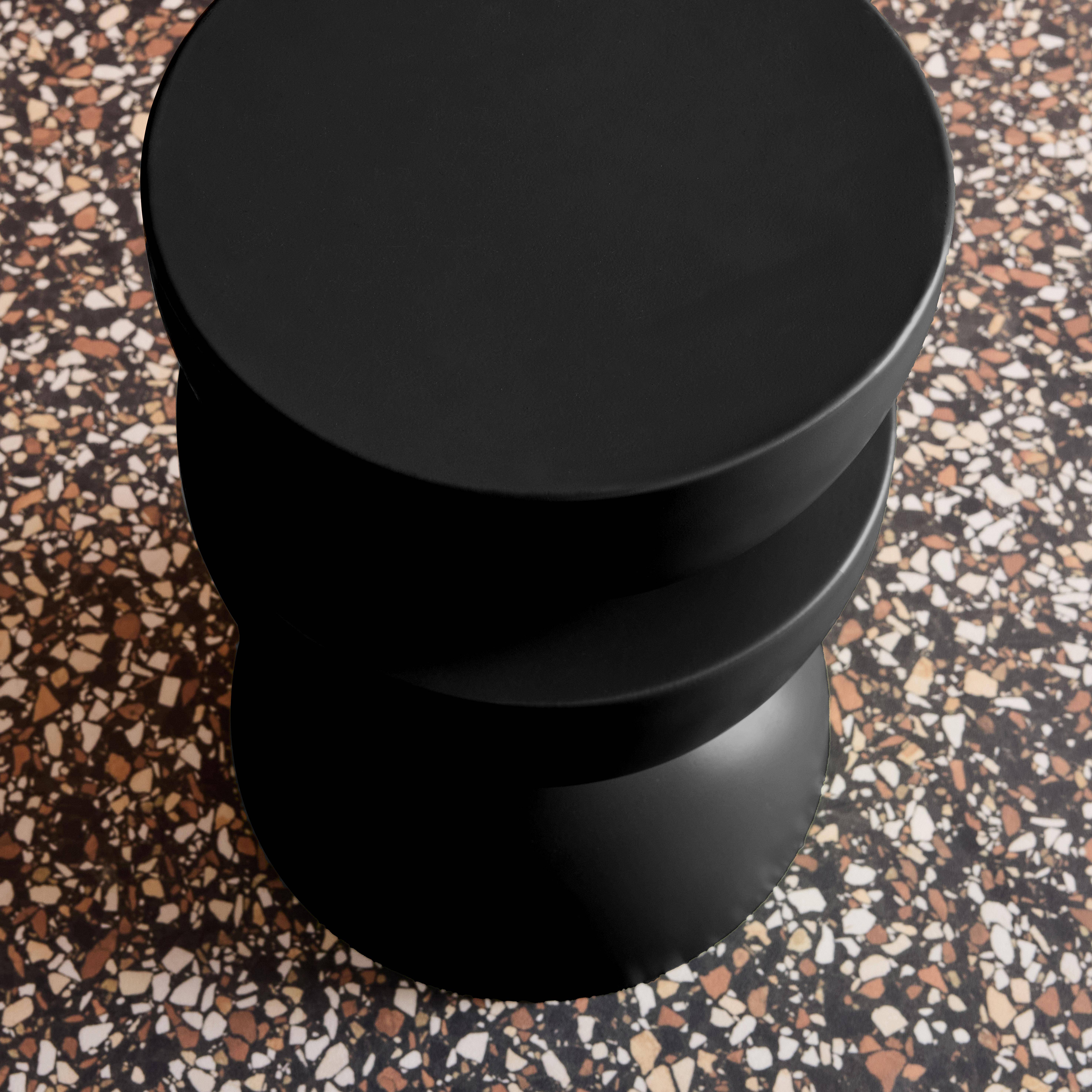 Beistelltisch, Sofaende, Nachttisch aus Metall, schwarz, Coumba, Ø32 x H 46,5cm Photo4