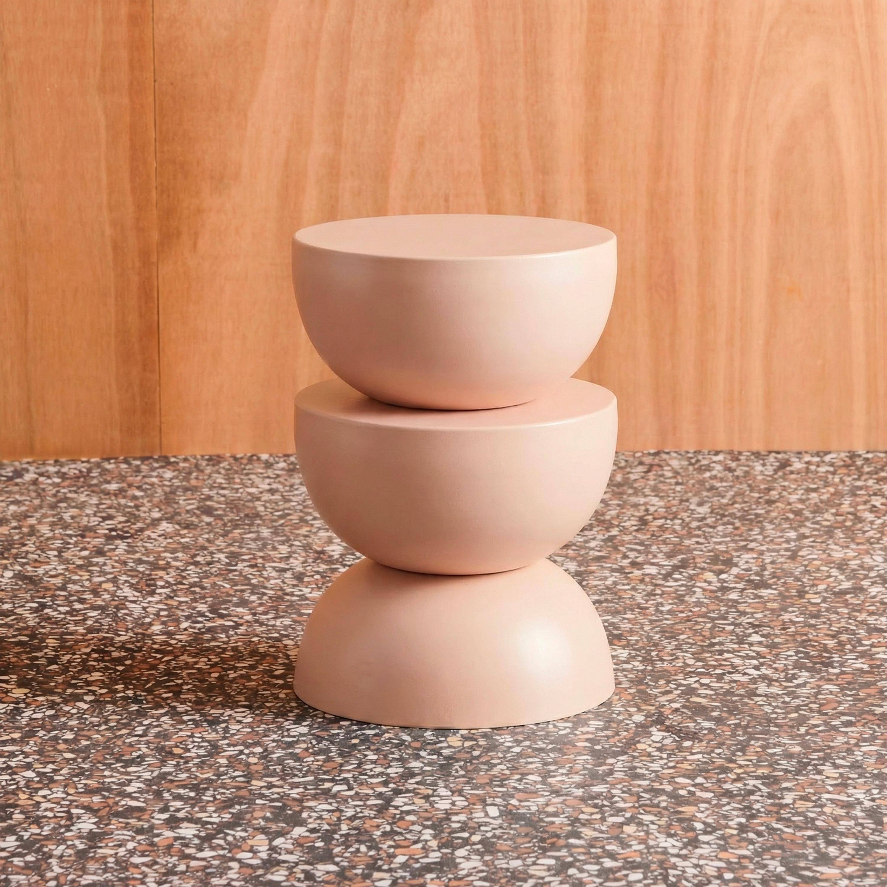 Mesa auxiliar o mesita de metal Nude - 32x32x46.5 cm Photo1