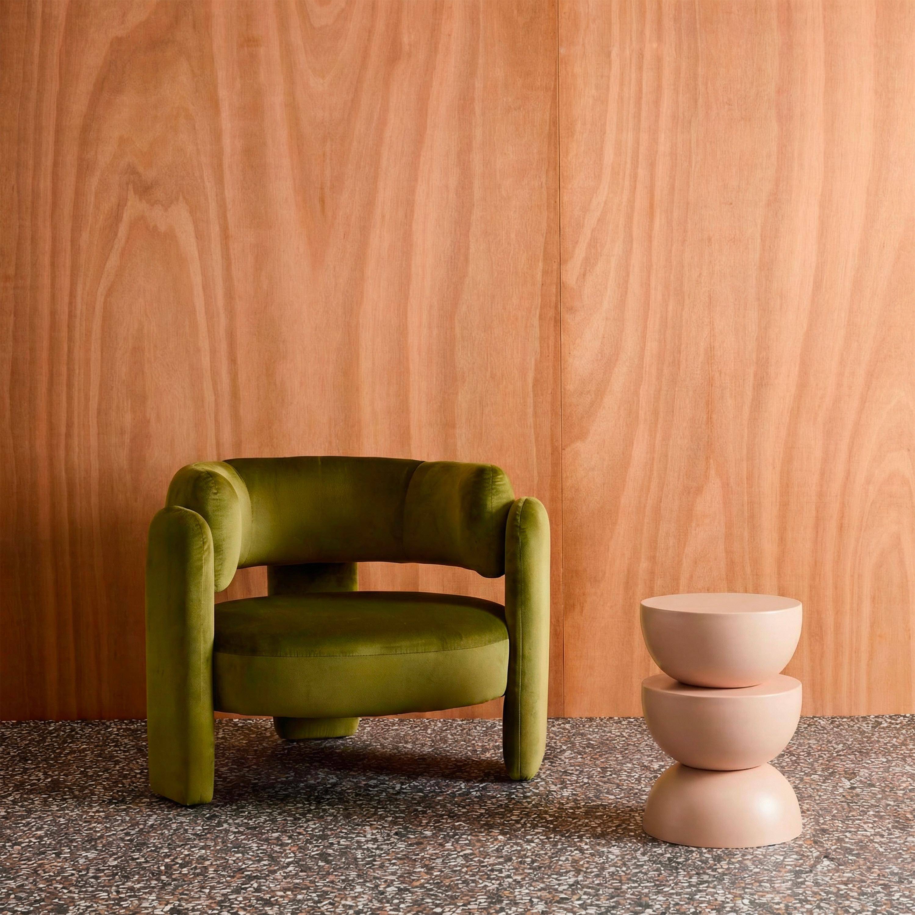 Mesa auxiliar o mesita de metal Nude - 32x32x46.5 cm Photo3