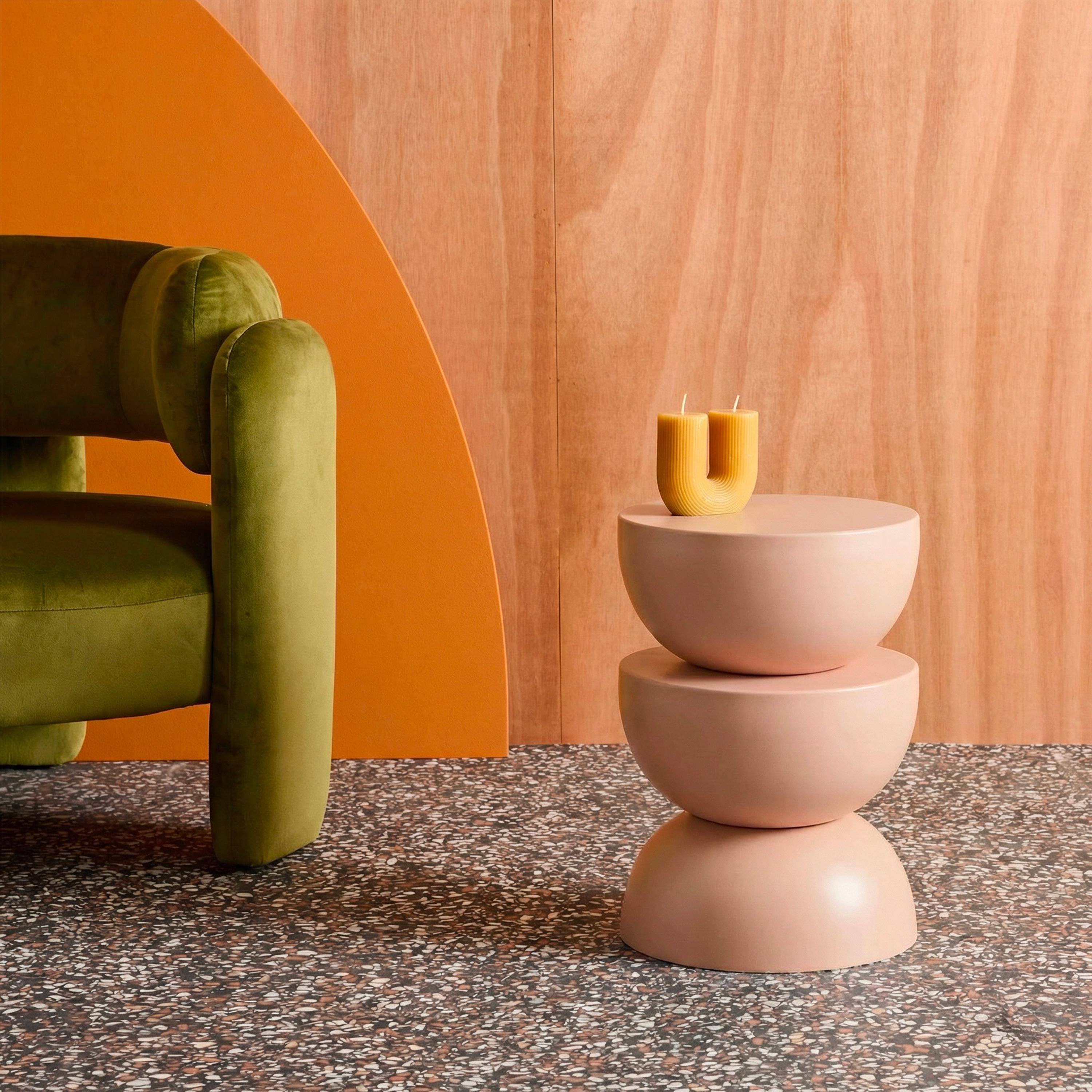 Mesa auxiliar o mesita de metal Nude - 32x32x46.5 cm,sweeek,Photo2