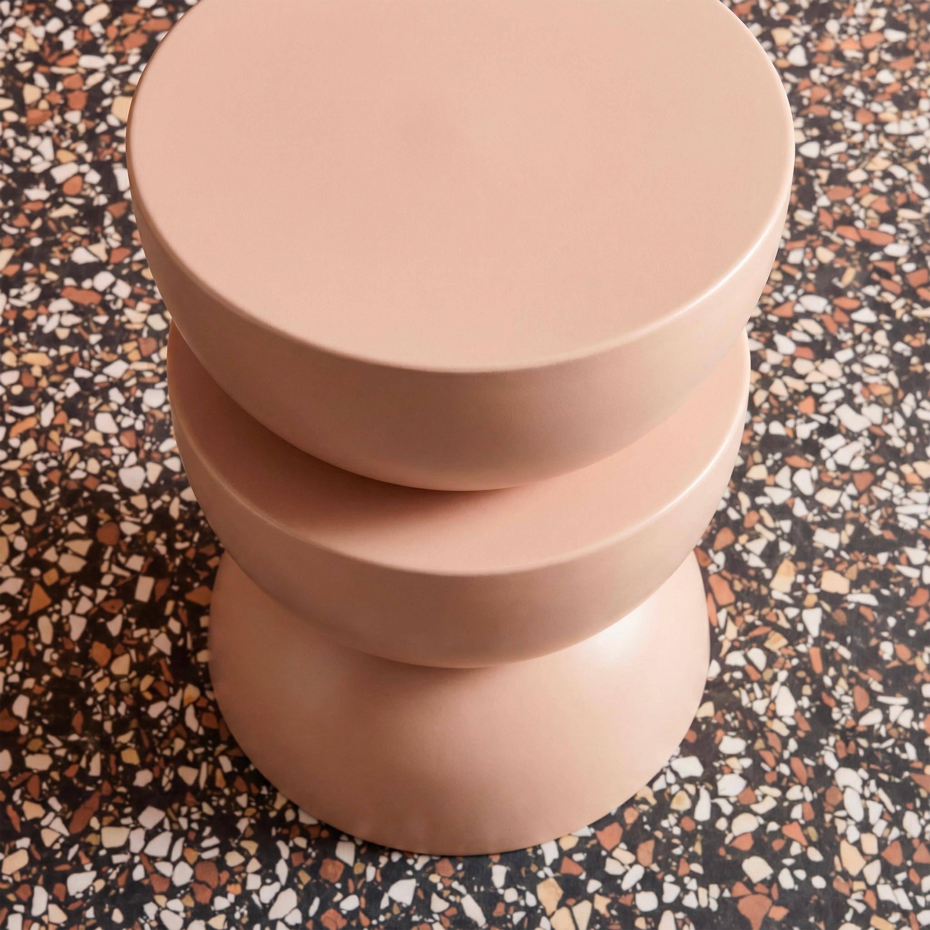 Mesa auxiliar o mesita de metal Nude - 32x32x46.5 cm Photo5