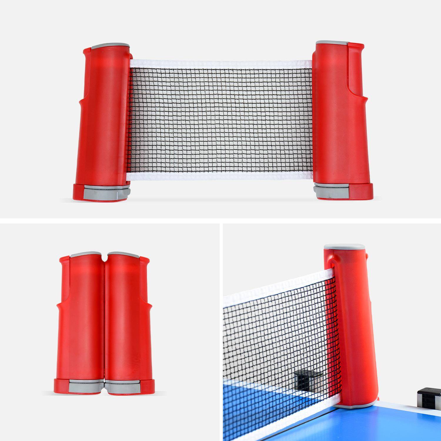 Table de ping pong OUTDOOR, avec 2 raquettes et 3 balles, pour utilisation extérieure + Housse en PVC Photo6