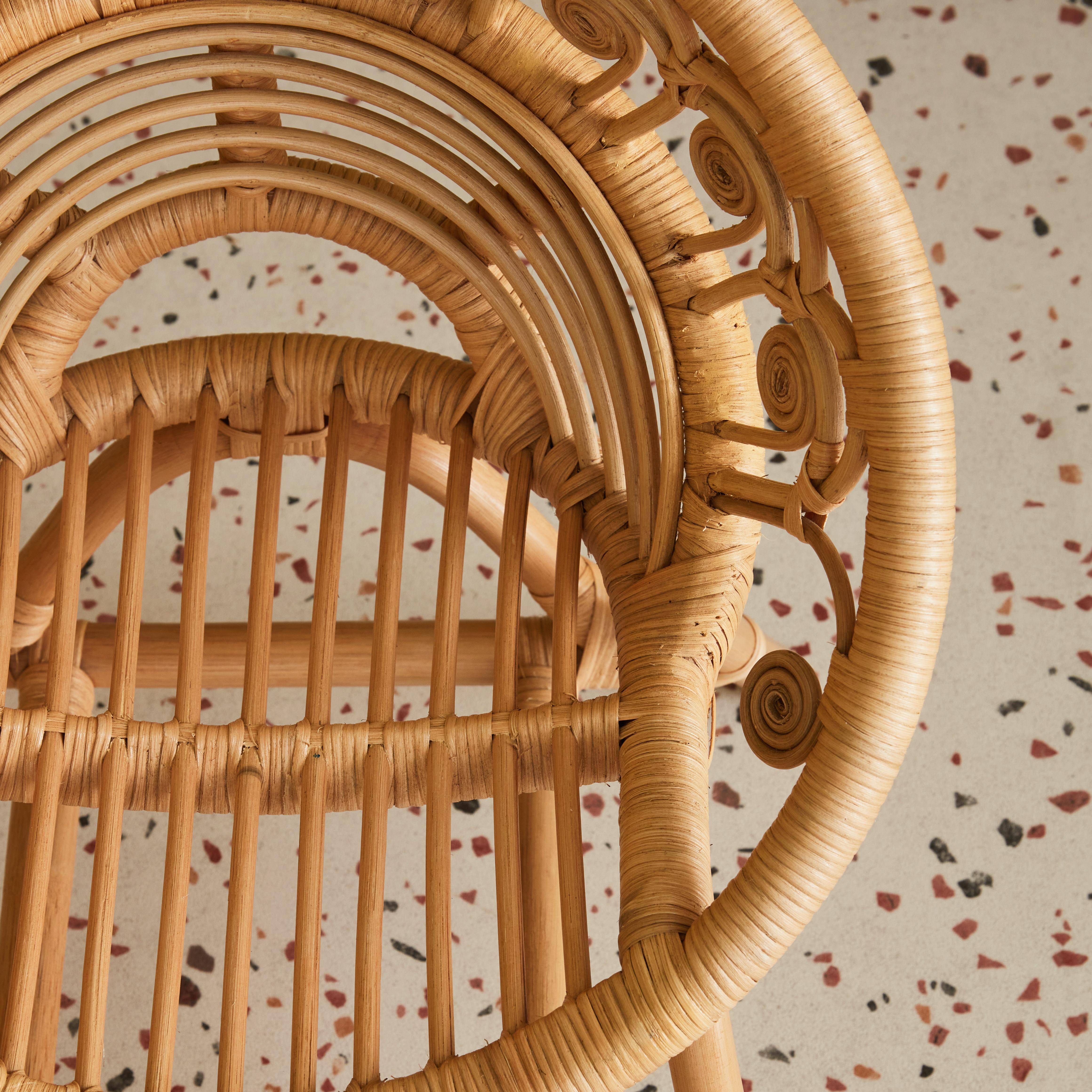 Chaise enfant en rotin Alice Photo3